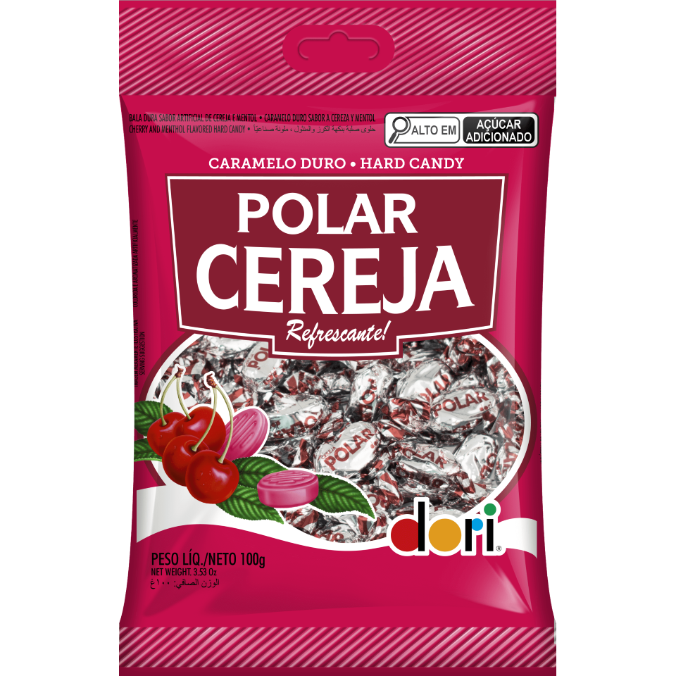 BALA DORI POLAR CEREJA