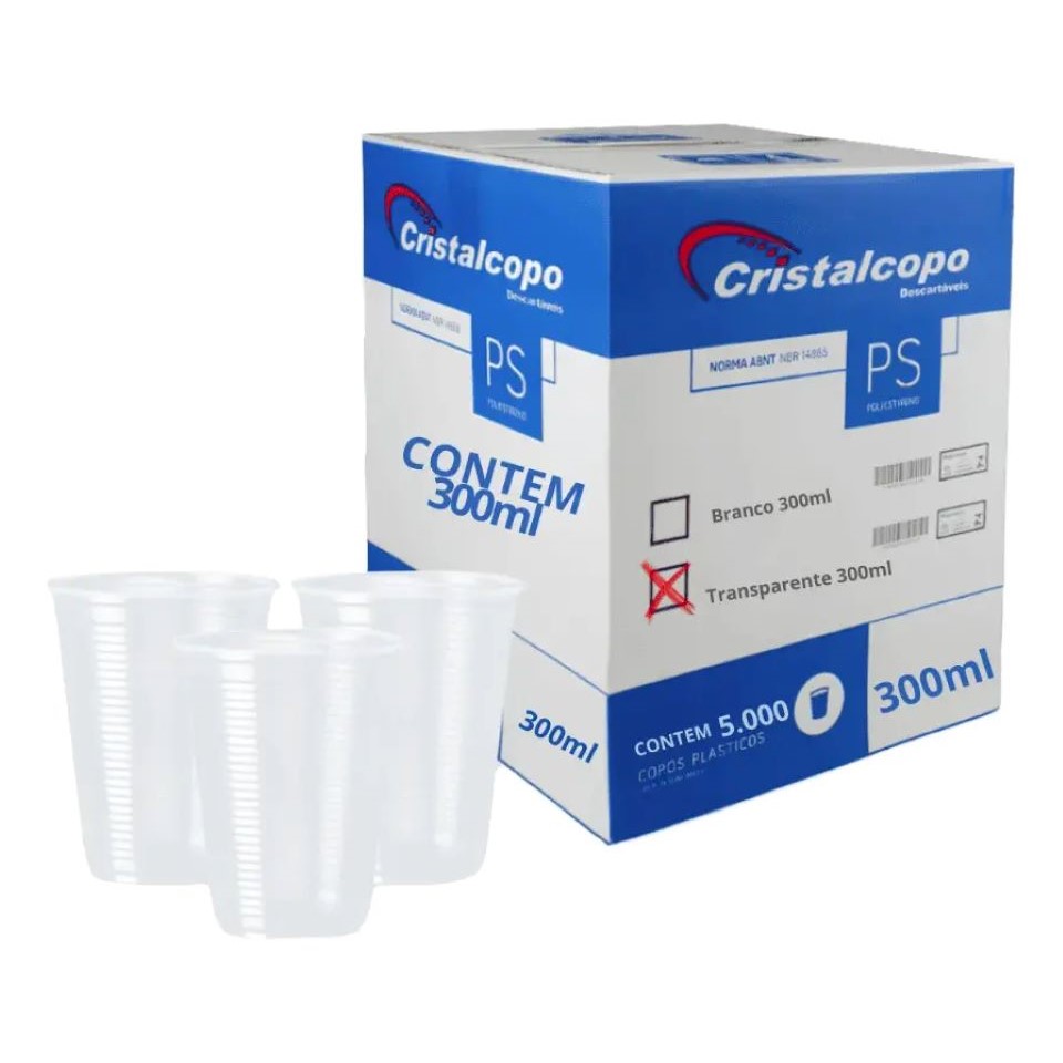 COPO CRISTALCOPO 300ML TRANSP