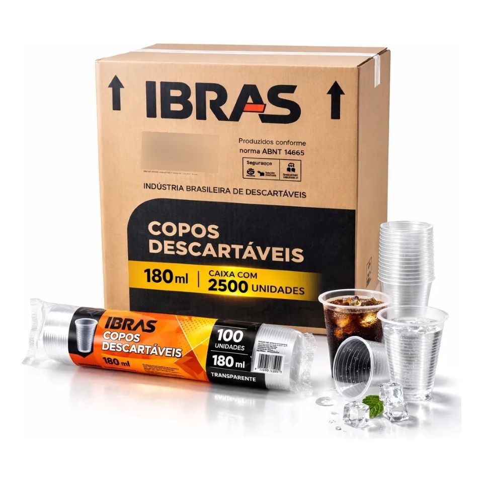 IBRASCOPO 180ML TRANSPARENTE