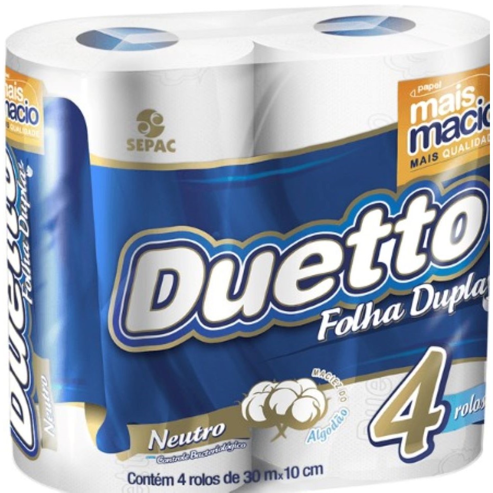 PAPEL HIGIÊNICO DUETTO