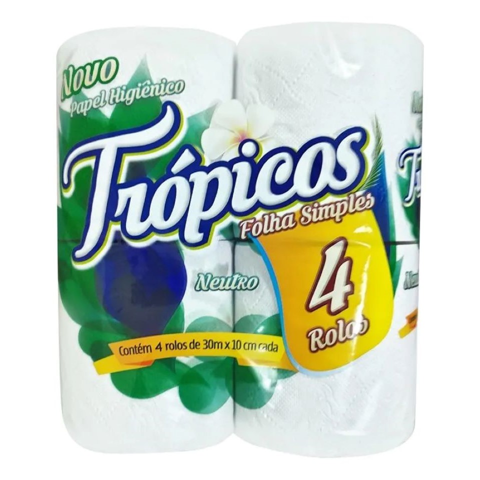 PAPEL HIGIÊNICO TRÓPICOS 30M