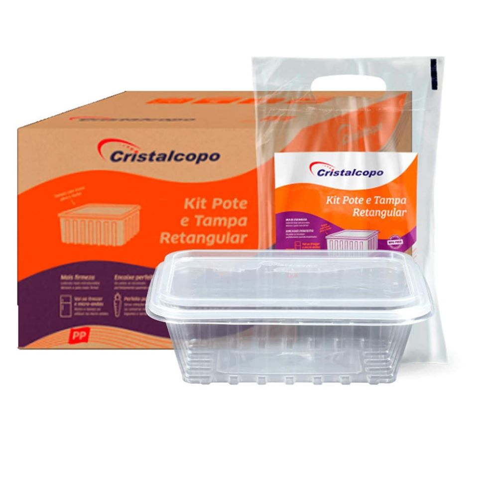 POTE RETANGULAR CRISTALCOPO 25X750ML