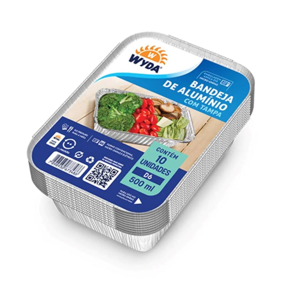 BANDEJA RETANGULAR WYDA 500ML
