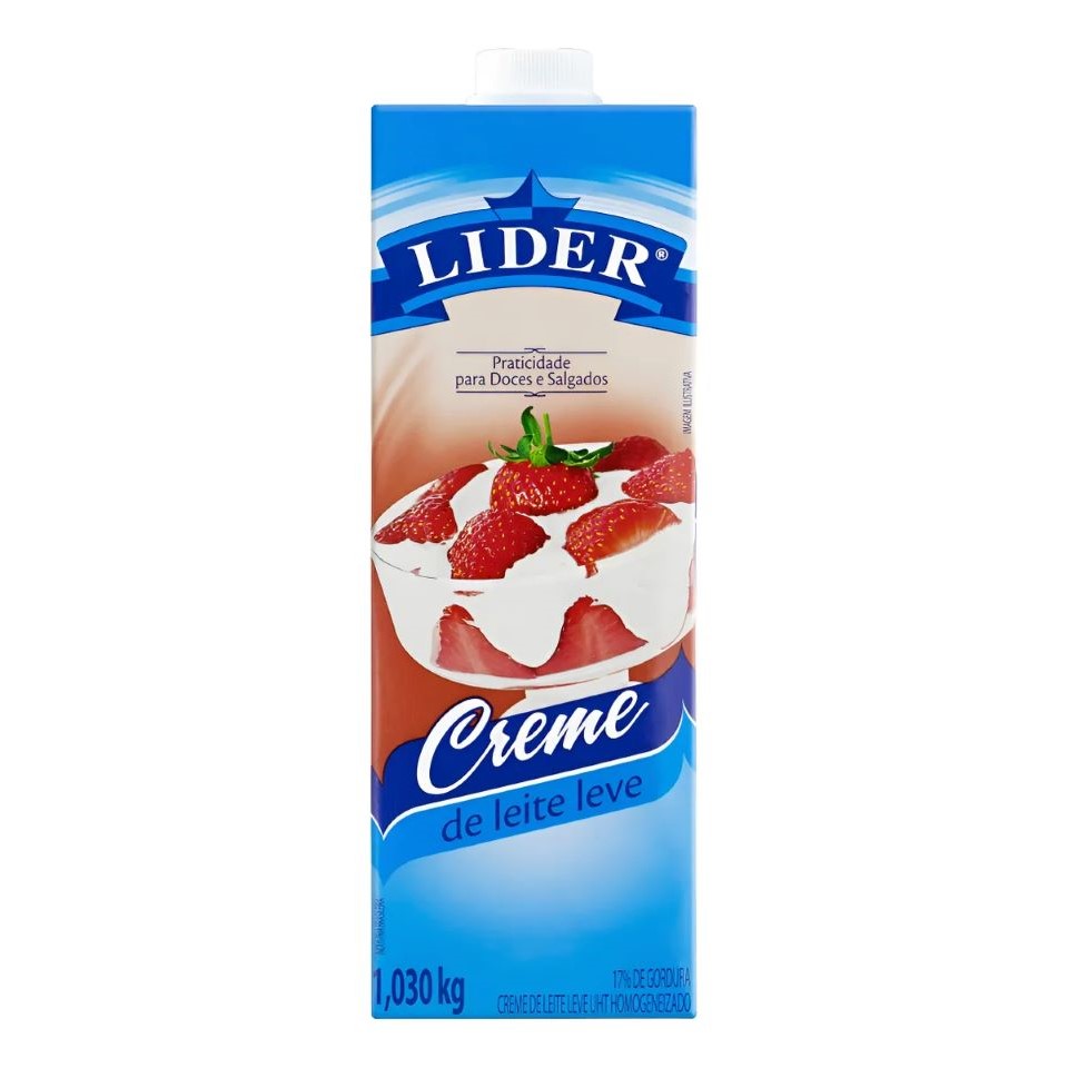 CREME DE LEITE LÍDER1,030KG